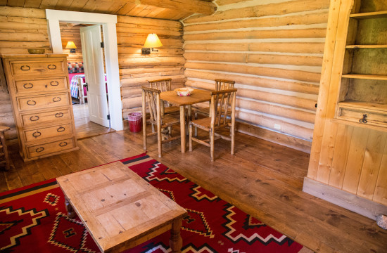 Game table in Hill Cabin 1 | Wyoming Guest Ranch | CM Ranch