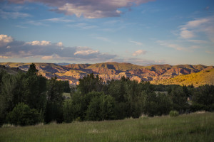 Landscapt at sunset near CM Ranch in Dubois, WY | Wyoming dude ranch