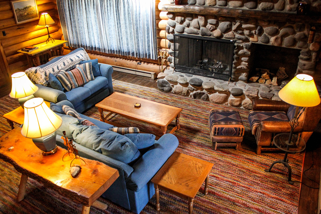 Baker House Living Room | Wyoming Guest Ranch | CM Ranch