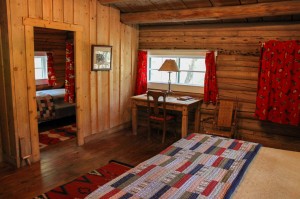 Twin bedroom in Dining Cabin 4 | Dude Ranch Near Yellowstone | CM Ranch