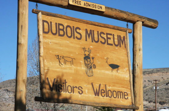 Dubois Museum Visitors Welcome SIgn