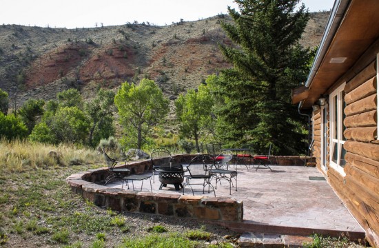 Greer House Patio | Family dude ranch vacations at CM Ranch