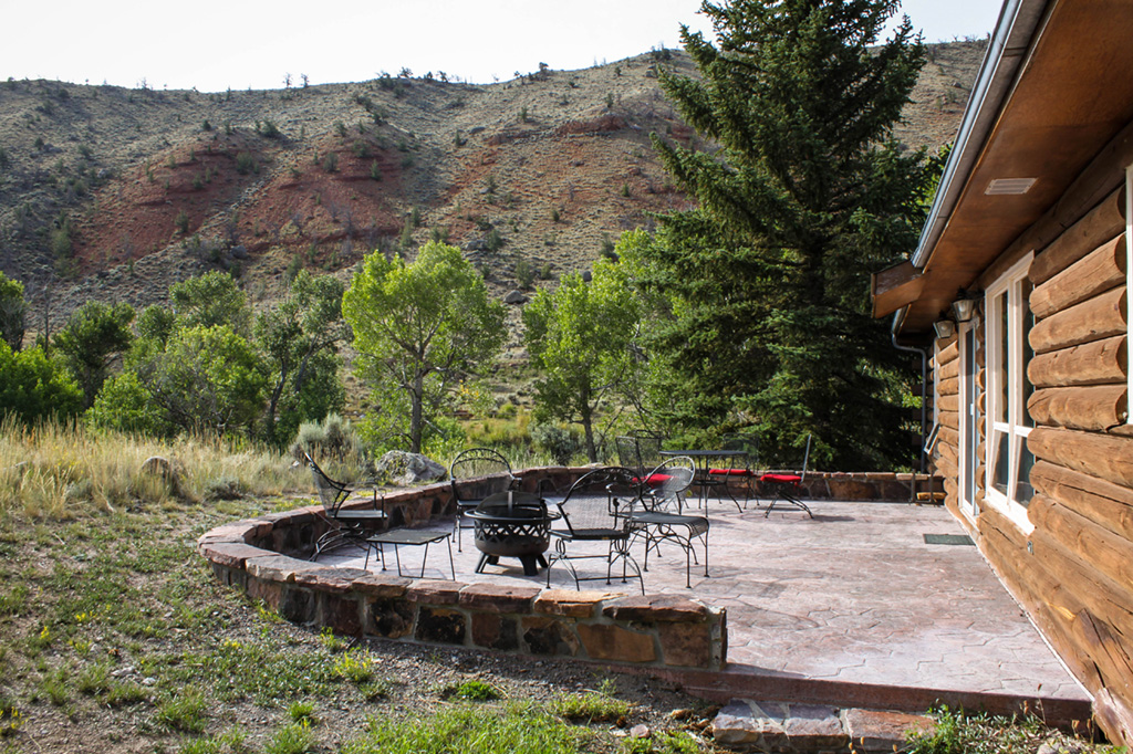Greer House Patio | Family dude ranch vacations at CM Ranch