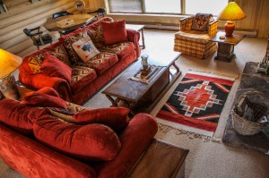 Greer House Living Room | Family dude ranch vacations at CM Ranch