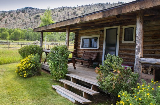 Exterior of Hill Cabin 2 | Affordable dude ranch vacations | CM Ranch