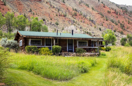 Exterior of Hill Cabin 3 | Wyoming Dude Ranches for Families | CM Ranch