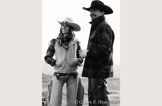 Mollie and Hunter Sullivan, ranch managers at CM Ranch in Dubois, WY | best horseback riding vacations