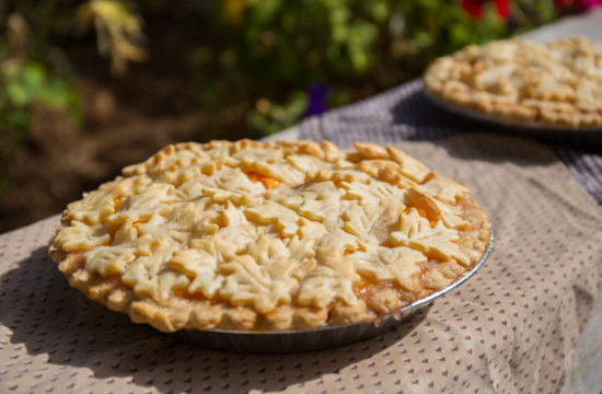 A fresh baked pie on a table at CM Ranch in Dubois, WY | Wyoming dude ranches for families