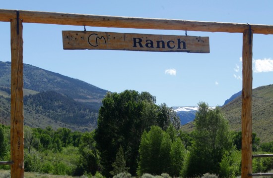 The gate at CM Ranch in Dubois, WY | Jackson Hole Wyoming horseback riding